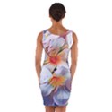 Daisy Painting  Wrap Front Bodycon Dress View2