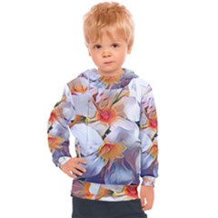 Daisy Painting  Kids  Hooded Pullover