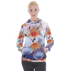 Daisy Painting  Women s Hooded Pullover