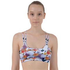 Daisy Painting  Line Them Up Sports Bra by StarvingArtisan