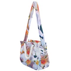 Daisy Painting  Rope Handles Shoulder Strap Bag by StarvingArtisan