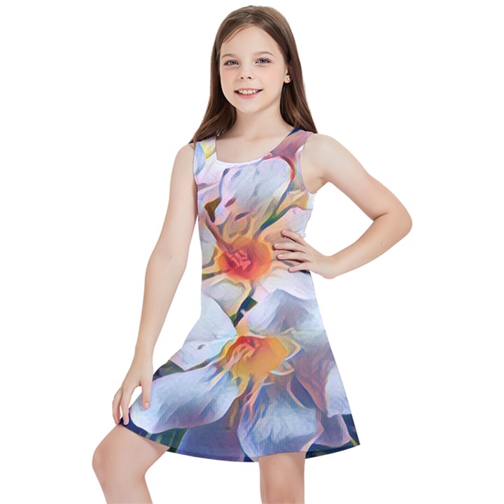 Daisy Painting  Kids  Lightweight Sleeveless Dress