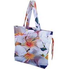 Daisy Painting  Drawstring Tote Bag by StarvingArtisan