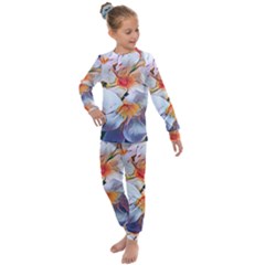 Daisy Painting  Kids  Long Sleeve Set 