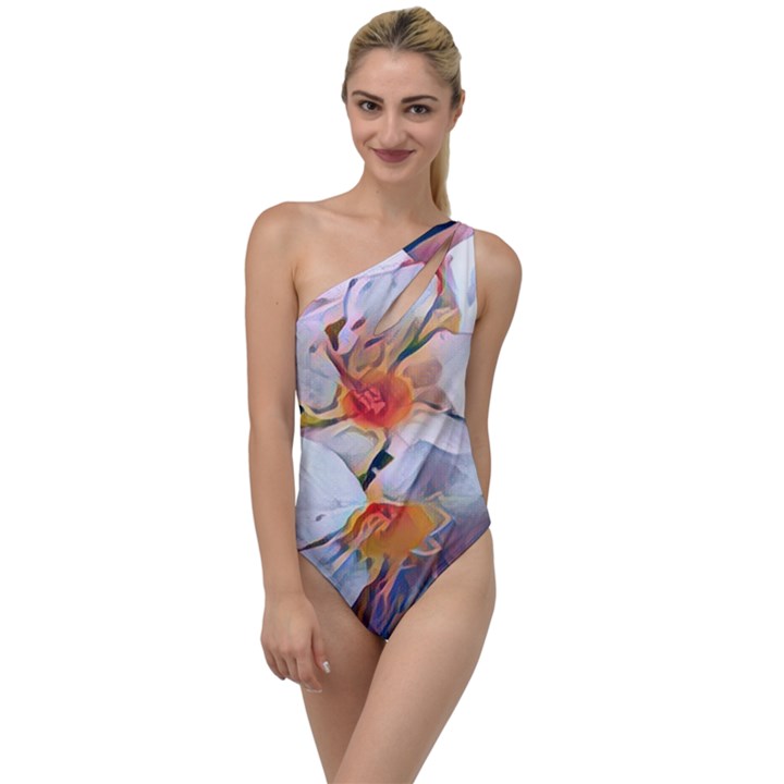 Daisy Painting  To One Side Swimsuit