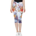 Daisy Painting  Inside Out Lightweight Velour Capri Leggings  View3