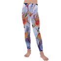 Daisy Painting  Kids  Lightweight Velour Leggings View1