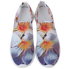 Daisy Painting  Men s Slip On Sneakers by StarvingArtisan