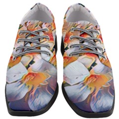 Daisy Painting  Women Heeled Oxford Shoes by StarvingArtisan