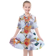 Daisy Painting  Kids  All Frills Chiffon Dress by StarvingArtisan