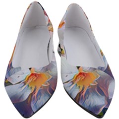 Daisy Painting  Women s Block Heels  by StarvingArtisan