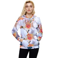 Daisy Painting  Women s Lightweight Drawstring Hoodie