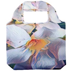 Daisy Painting  Foldable Grocery Recycle Bag by StarvingArtisan