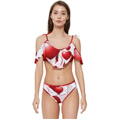 Pngwing Com (1) Ruffle Edge Tie Up Bikini Set	