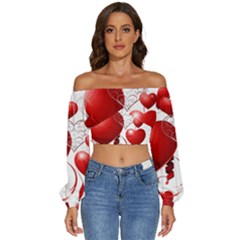 Pngwing Com (1) Long Sleeve Crinkled Weave Crop Top