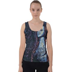 Pavement Lover Velvet Tank Top by MRNStudios