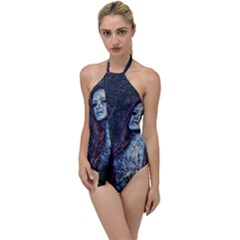 Pavement Lover Go With The Flow One Piece Swimsuit by MRNStudios