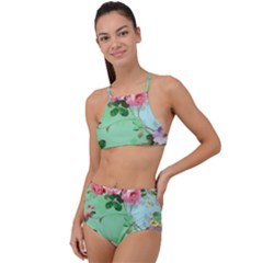 Shabby Chic Floral  High Waist Tankini Set by PollyParadiseBoutique7