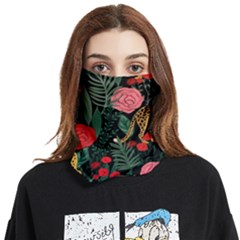 Leopardrose Face Covering Bandana (two Sides)