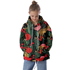 Leopardrose Kids  Oversized Hoodie