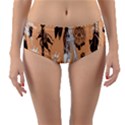 Indian2 Reversible Mid-Waist Bikini Bottoms View1