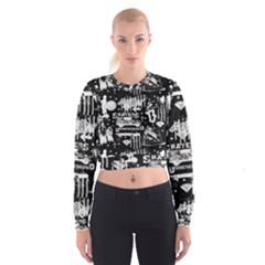 Skater-underground2 Cropped Sweatshirt