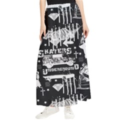 Skater-underground2 Maxi Chiffon Skirt