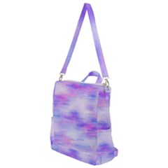 Bright Colored Stain Abstract Pattern Crossbody Backpack by dflcprintsclothing