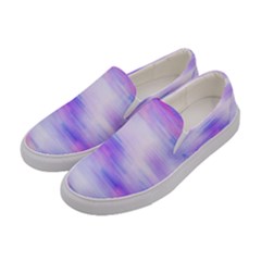 Bright Colored Stain Abstract Pattern Women s Canvas Slip Ons