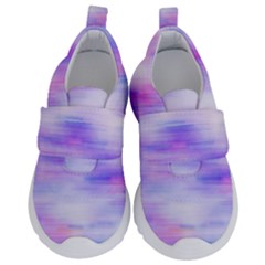 Bright Colored Stain Abstract Pattern Kids  Velcro No Lace Shoes