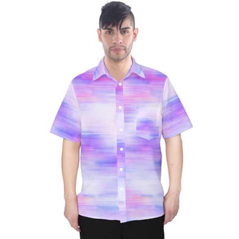 Bright Colored Stain Abstract Pattern Men s Hawaii Shirt by dflcprintsclothing