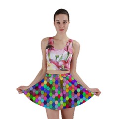 Background Color Mini Skirt by artworkshop