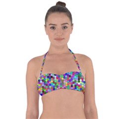 Background Color Halter Bandeau Bikini Top by artworkshop