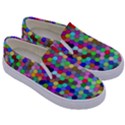 Background Color Kids  Canvas Slip Ons View3