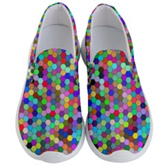 Background Color Men s Lightweight Slip Ons by artworkshop