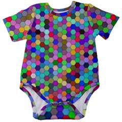 Background Color Baby Short Sleeve Bodysuit by artworkshop