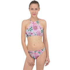 Cottage Garden  Racer Front Bikini Set