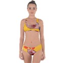 Valentine Day Lolly Candy Heart Criss Cross Bikini Set View1