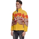 Valentine Day Lolly Candy Heart Men s Puffer Bubble Jacket Coat View2