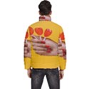 Valentine Day Lolly Candy Heart Men s Puffer Bubble Jacket Coat View4