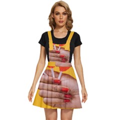 Valentine Day Lolly Candy Heart Apron Dress by artworkshop