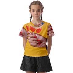 Valentine Day Lolly Candy Heart Kids  Front Cut Tee by artworkshop