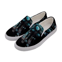 Falling Down Pattern Women s Canvas Slip Ons by artworkshop