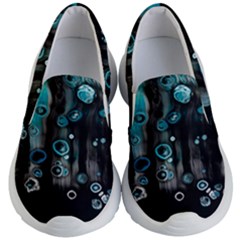 Falling Down Pattern Kids Lightweight Slip Ons by artworkshop