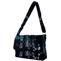 Falling Down Pattern Full Print Messenger Bag (l) by artworkshop