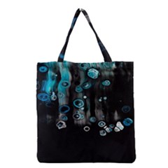 Falling Down Pattern Grocery Tote Bag by artworkshop