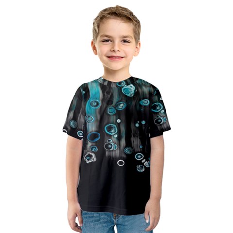 Falling Down Pattern Kids  Sport Mesh Tee by artworkshop