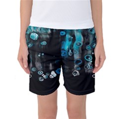 Falling Down Pattern Women s Basketball Shorts by artworkshop