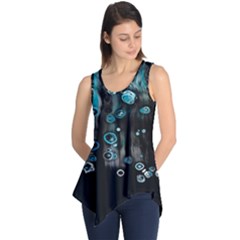 Falling Down Pattern Sleeveless Tunic by artworkshop