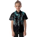 Falling Down Pattern Kids  Short Sleeve Shirt View1